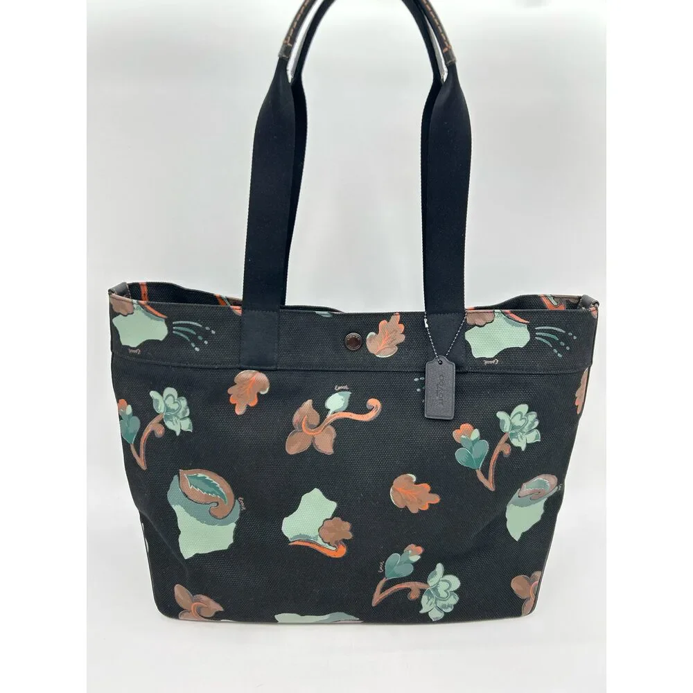 Coach Black Print Women Tote